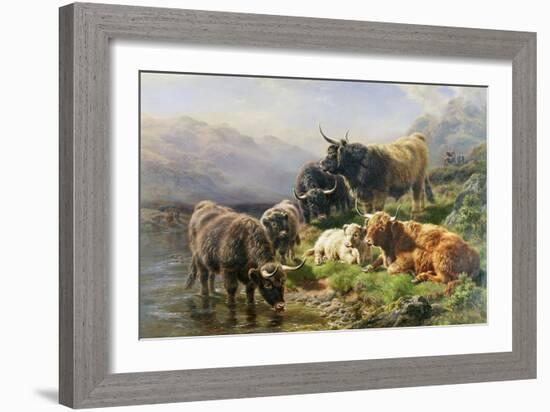 Highland Cattle-William Watson-Framed Giclee Print