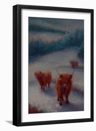 Highland Cattle-Lee Campbell-Framed Giclee Print