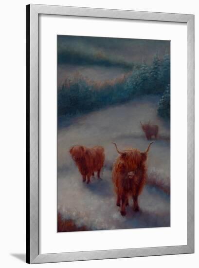 Highland Cattle-Lee Campbell-Framed Giclee Print