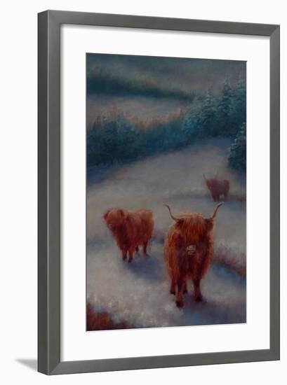 Highland Cattle-Lee Campbell-Framed Giclee Print