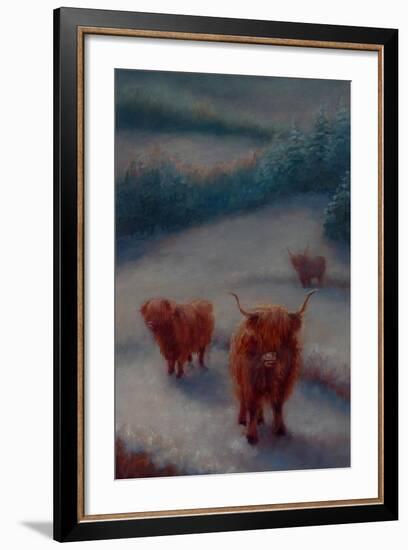 Highland Cattle-Lee Campbell-Framed Giclee Print