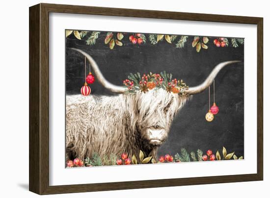 Highland Christmas-Kim Allen-Framed Art Print