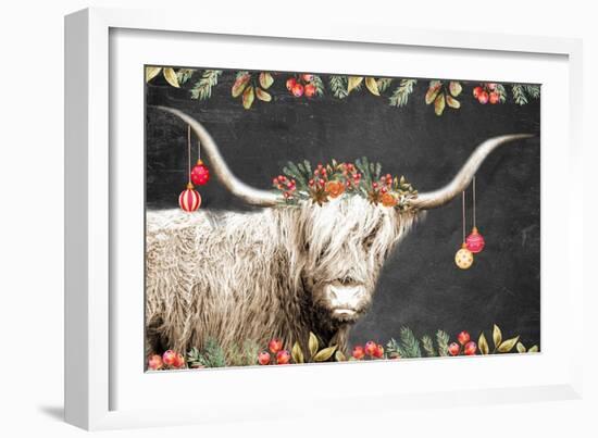 Highland Christmas-Kim Allen-Framed Art Print