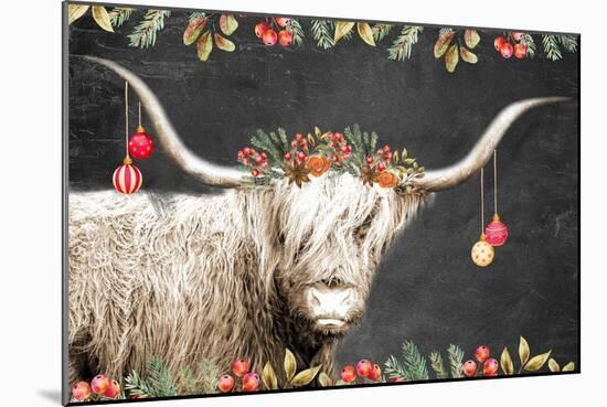 Highland Christmas-Kim Allen-Mounted Art Print