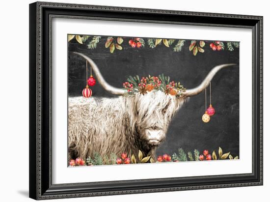 Highland Christmas-Kim Allen-Framed Art Print