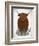 Highland Cow, Bluebell-Fab Funky-Framed Art Print