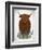 Highland Cow, Bluebell-Fab Funky-Framed Art Print