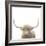 Highland Cow Sepia Sq-James Wiens-Framed Art Print