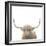 Highland Cow Sepia Sq-James Wiens-Framed Art Print