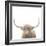 Highland Cow Sepia Sq-James Wiens-Framed Art Print