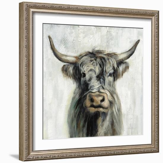 Highland Cow-Silvia Vassileva-Framed Art Print