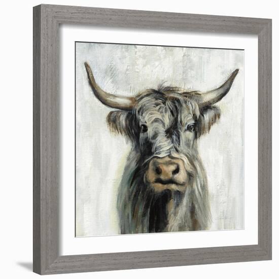 Highland Cow-Silvia Vassileva-Framed Art Print