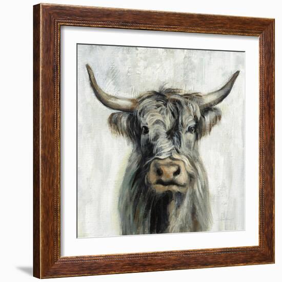 Highland Cow-Silvia Vassileva-Framed Art Print