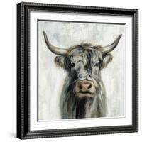 Highland Cow-Silvia Vassileva-Framed Art Print