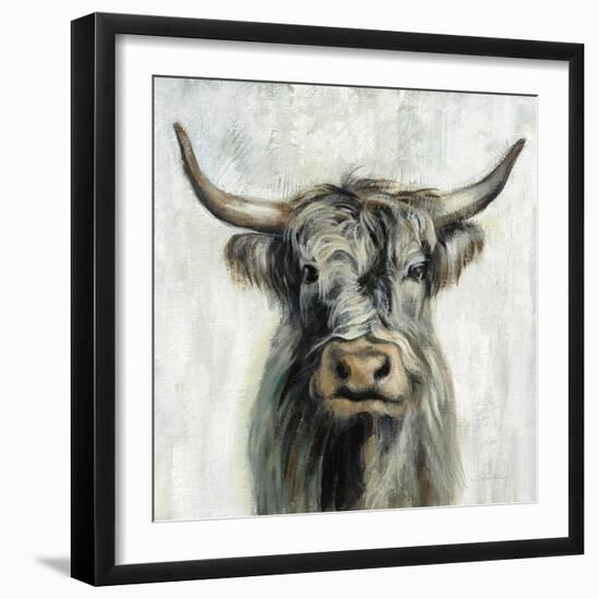 Highland Cow-Silvia Vassileva-Framed Premium Giclee Print