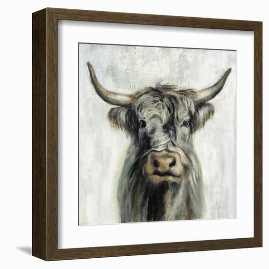 Highland Cow-Silvia Vassileva-Framed Art Print