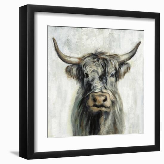 Highland Cow-Silvia Vassileva-Framed Art Print