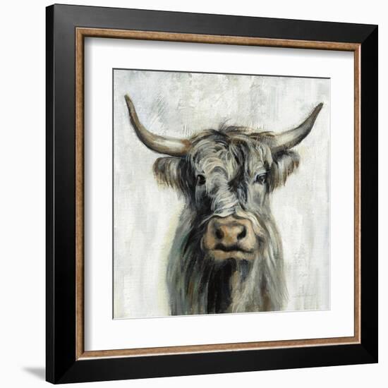 Highland Cow-Silvia Vassileva-Framed Art Print