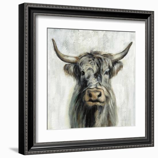 Highland Cow-Silvia Vassileva-Framed Art Print