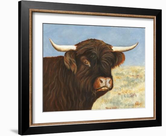 Highland Cow-Gwendolyn Babbitt-Framed Art Print