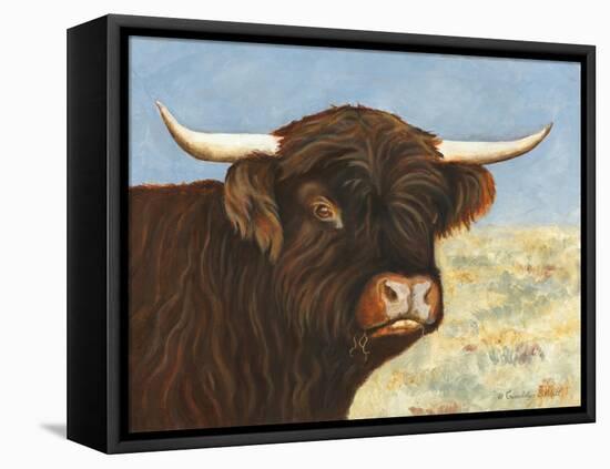 Highland Cow-Gwendolyn Babbitt-Framed Stretched Canvas