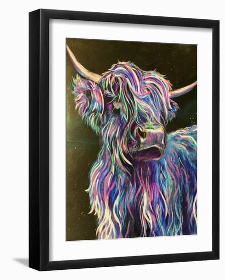 Highland Cow-Emma Catherine Debs-Framed Art Print
