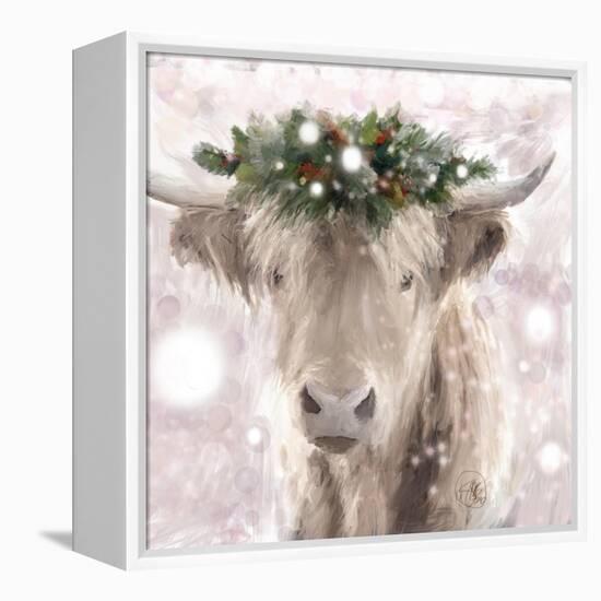 Highland Cow-Sarah Butcher-Framed Stretched Canvas