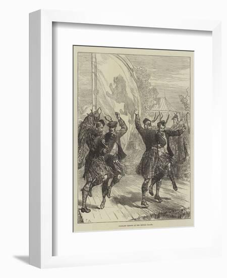 Highland Dancing at the Crystal Palace-Charles Robinson-Framed Giclee Print