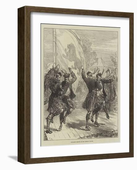 Highland Dancing at the Crystal Palace-Charles Robinson-Framed Giclee Print