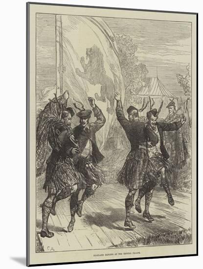 Highland Dancing at the Crystal Palace-Charles Robinson-Mounted Giclee Print