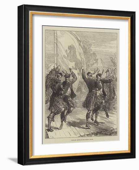 Highland Dancing at the Crystal Palace-Charles Robinson-Framed Giclee Print