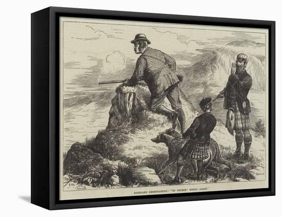 Highland Deerstalking, By George! Missed Again-William Ralston-Framed Premier Image Canvas