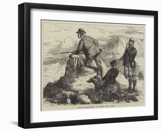 Highland Deerstalking, By George! Missed Again-William Ralston-Framed Giclee Print