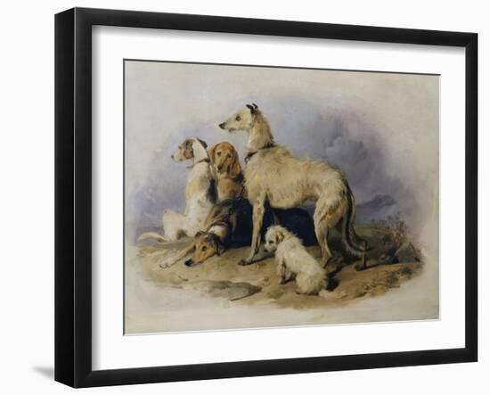 Highland Dogs-Edwin Henry Landseer-Framed Giclee Print