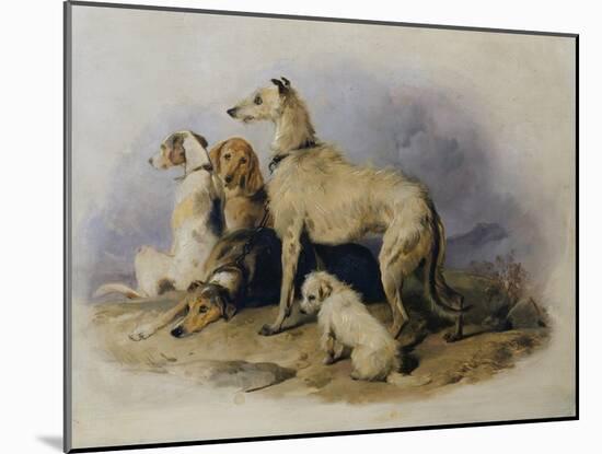 Highland Dogs-Edwin Henry Landseer-Mounted Giclee Print