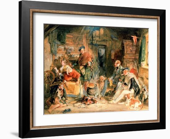 Highland Hospitality-John Frederick Lewis-Framed Giclee Print