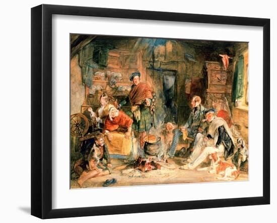 Highland Hospitality-John Frederick Lewis-Framed Giclee Print