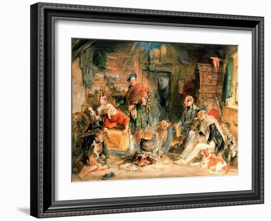 Highland Hospitality-John Frederick Lewis-Framed Giclee Print