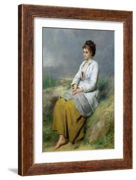 Highland Lassie, 1871-Thomas Faed-Framed Giclee Print