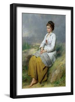 Highland Lassie, 1871-Thomas Faed-Framed Giclee Print