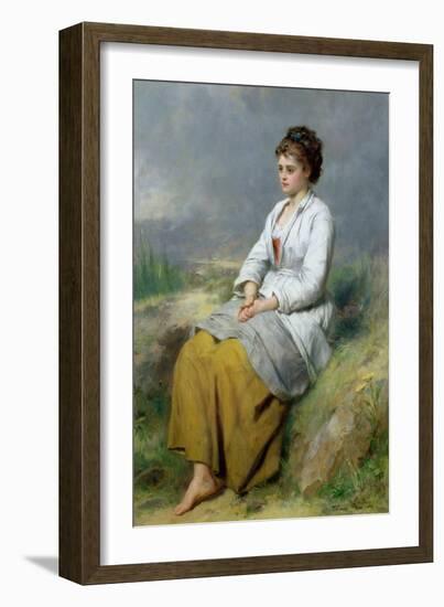 Highland Lassie, 1871-Thomas Faed-Framed Giclee Print