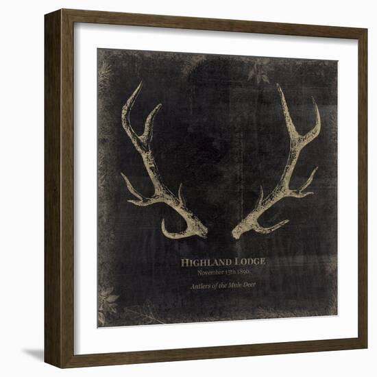 Highland Lodge-Maria Mendez-Framed Giclee Print