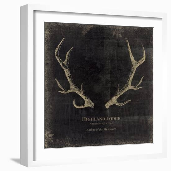 Highland Lodge-Maria Mendez-Framed Giclee Print