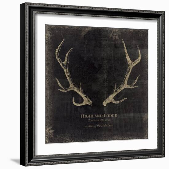 Highland Lodge-Maria Mendez-Framed Giclee Print