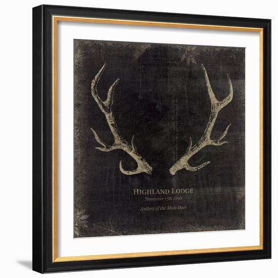 Highland Lodge-Maria Mendez-Framed Giclee Print