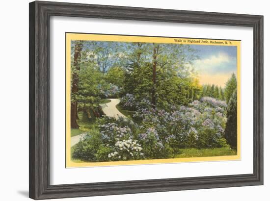 Highland Park, Rochester, New York-null-Framed Art Print