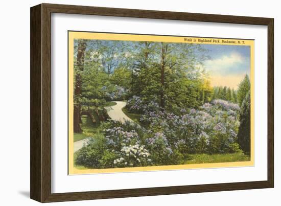 Highland Park, Rochester, New York-null-Framed Art Print