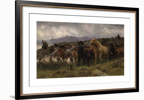 Highland Raid, 1860-Rosa Bonheur-Framed Premium Giclee Print