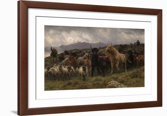 Highland Raid, 1860-Rosa Bonheur-Framed Premium Giclee Print