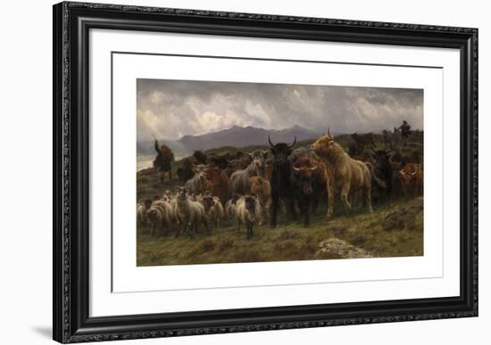 Highland Raid, 1860-Rosa Bonheur-Framed Premium Giclee Print